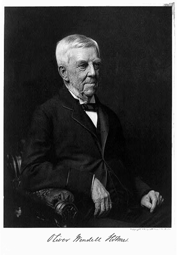 Oliver Wendell Holmes (Courtesy of the Library of Congress)
