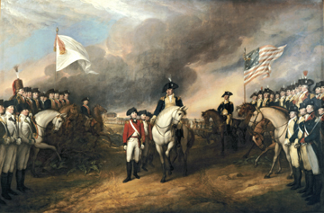 The Surrender of Cornwallis by John Trumbull (Architect of the Capitol)