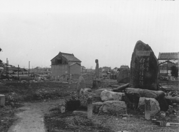 My father took this photo of bomb damage in Nogoya in February 1947.